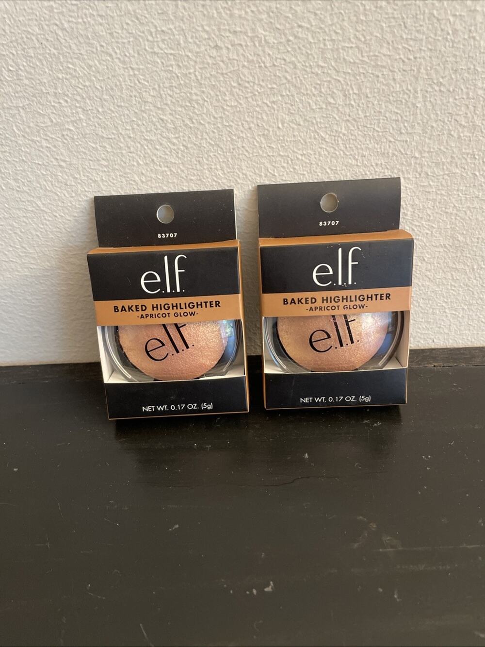 E.L.F. ELF Baked Highlighter 83707 Apricot Glow, x2 Discontinued